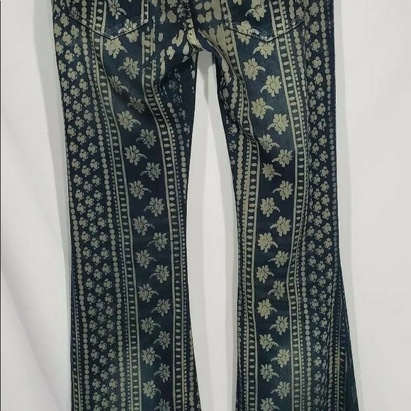 RARE FREE PEOPLE BALI painted super flares sz 28 - Picture 5 of 8